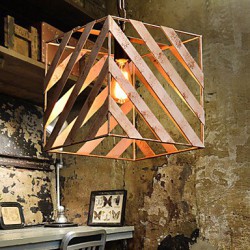 Retro Bar Iron Lamp Modern Minimalist Industrial Style Chandelier