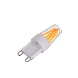 Marsing Dimmable G9 2W 200lm COB Warm White Light / Cool White Light 2650-2850K/5500-6000K 360 Degree Beam Angle LED Bi-pin Filament Bulb(AC220-240V)