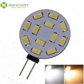 G4 GZ4 MR11 6W 12x5730/5630SMD LED 450LM 3500K 6000K Warm White/Cool White LED Spot Lights Light Bulb DC/AC 9-36V