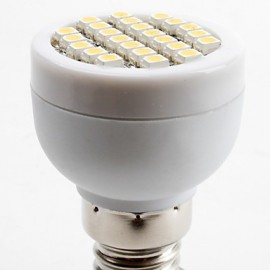 1W E14 LED Spotlight 24 SMD 3528 60 lm Warm White AC 220-240 V