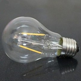 A60 2W E27 250LM 360 Degree Warm/Cool White Color Edison Filament Light LED Filament Lamp (AC220V)