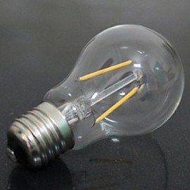 A60 2W E27 250LM 360 Degree Warm/Cool White Color Edison Filament Light LED Filament Lamp (AC220V)