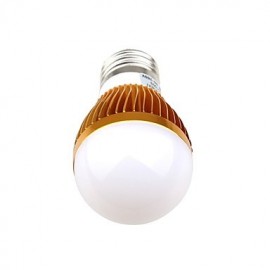 3W E26/E27 LED Globe Bulbs A60(A19) 3 High Power LED 270 lm Warm White / Natural White Decorative AC 85-265 V 1 pcs