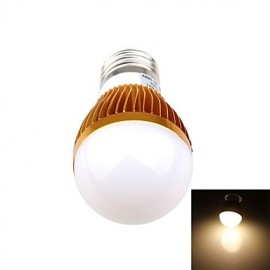 3W E26/E27 LED Globe Bulbs A60(A19) 3 High Power LED 270 lm Warm White / Natural White Decorative AC 85-265 V 1 pcs