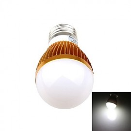 3W E26/E27 LED Globe Bulbs A60(A19) 3 High Power LED 270 lm Warm White / Natural White Decorative AC 85-265 V 1 pcs