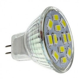 6W GU4(MR11) LED Spotlight 12 SMD 5730 570 lm Warm White / Natural White DC 12 V 5 pcs