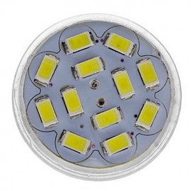 6W GU4(MR11) LED Spotlight 12 SMD 5730 570 lm Warm White / Natural White DC 12 V 5 pcs