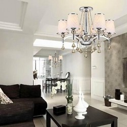 40w Modern/Contemporary Crystal Chrome Metal Chandeliers Bedroom / Dining Room / Study Room/Office / Hallway