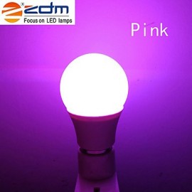 2PCS 5W E26/E27 LED Globe Bulbs G60 5LED 200-500 lm Warm White / Cool White / Pink / Red / Blue / Yellow / Green