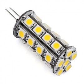 Dimmable 5050 SMD G4 LED Corn Bulb Lamp 30 LEDs 4W for Indoor Car Cabinet Boat Warm/Cool White (1 Piece)