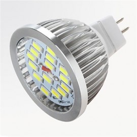 8W MR16 15X5730SMD Warm Cool White Color Light Bulb Led Spotlights(DC12V)