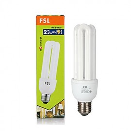 5 pcs E26/E27 T4 3U 23W 1200LM 6500K Cool White Light CFL Bulbs (AC220V)