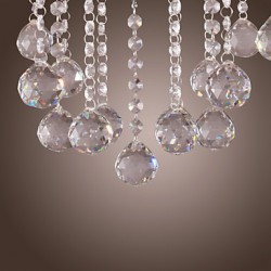 Elegant Crystal Chandelier with 6 Lights