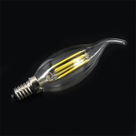 C35L 4W E14 360LM Edison Glass Candle Lights Lighting LED Filament Light Bulb(AC220-240V)