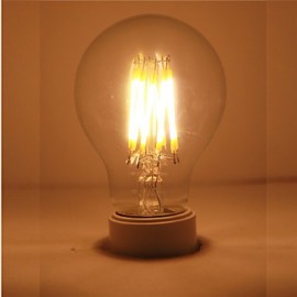 1 pcs E26/E27 4 W 4 COB 400 LM Warm White LED Filament Lamps AC 220-240 / AC 110-130 V