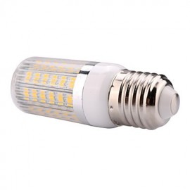 E27 15W 60x5730SMD 1500LM 2800-3200K /6000-6500K Warm White/Cool White Light LED Corn Bulb with Striped Cover (AC110/220V)