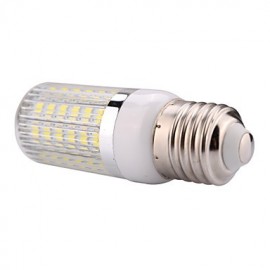 E27 15W 60x5730SMD 1500LM 2800-3200K /6000-6500K Warm White/Cool White Light LED Corn Bulb with Striped Cover (AC110/220V)