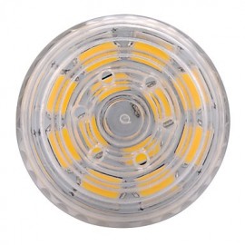 E27 15W 60x5730SMD 1500LM 2800-3200K /6000-6500K Warm White/Cool White Light LED Corn Bulb with Striped Cover (AC110/220V)