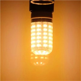 E27 15W 60x5730SMD 1500LM 2800-3200K /6000-6500K Warm White/Cool White Light LED Corn Bulb with Striped Cover (AC110/220V)