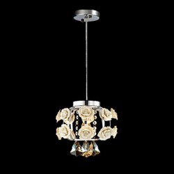 Chandeliers Crystal Modern/Contemporary/Lantern Living Room/Bedroom/Dining Room/Study Room/Office Metal 1 Light