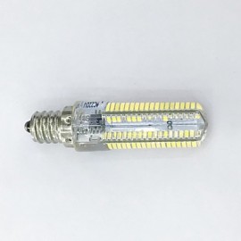 1 pcs E12 7W 152x3014SMD 600 LM Warm White / Cool White T Decorative Bi-pin Lights AC/180-240V