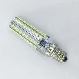 1 pcs E12 7W 152x3014SMD 600 LM Warm White / Cool White T Decorative Bi-pin Lights AC/180-240V