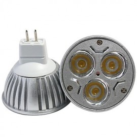 3W MR16 250LM Warm Cool White Color Led Light Bulbs Led Spot Light(DC 12V)