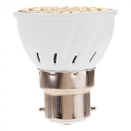 5W B22 LED Spotlight 60 SMD 3528 420 lm Warm White AC 220-240 V