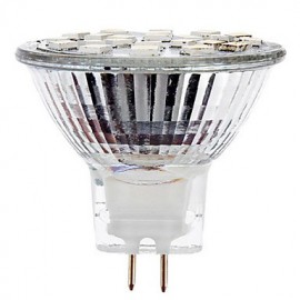 3W GU4(MR11) LED Spotlight 24 SMD 2835 230 lm Warm White / Cool White AC 12 V