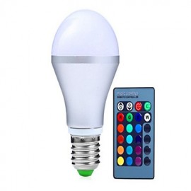 10W AC85-265V E14 / GU10 / E26/E27 / B22 LED Smart Bulbs A70 9 High Power LED 1100 lm RGB Dimmable / Remote-Controlled / Decorative V 1 pcs