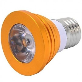 5W E14 / GU10 / E26/E27 LED Spotlight MR16 1 High Power LED 300 lm RGB Dimmable / Remote-Controlled AC 85-265 V 1 pcs