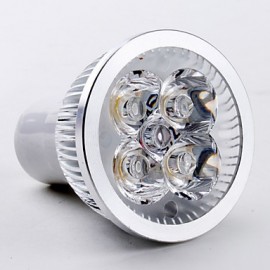 4W GU10 LED Spotlight MR16 4 High Power LED 360 lm Warm White AC 85-265 V