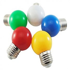 1W E27 5XSMD2835 350LM Color Ball Bubble lamp LED Light Bulbs(220V)