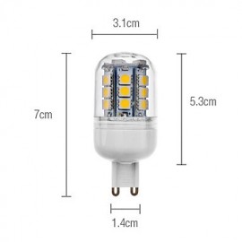 4W G9 LED Corn Lights T 27 SMD 5050 300 lm Warm White AC 220-240 V