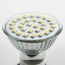 GU10 LED Spotlight MR16 30 SMD 3528 90 lm Natural White AC 220-240 V