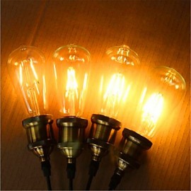 AC 220-240V 8W E26/E27 LED Filament Bulbs ST64 8 SMD 5730 580 lm Warm White / Cool White / Yellow Decorative V 1 pcs