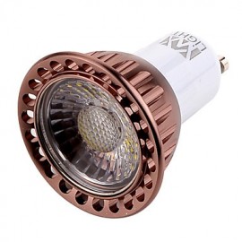 7W GU10 LED Spotlight MR16 1 COB 600 lm Warm/Cool White AC 220-240/110-130V 1pcs