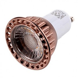 7W GU10 LED Spotlight MR16 1 COB 600 lm Warm/Cool White AC 220-240/110-130V 1pcs