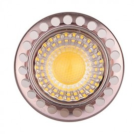 7W GU10 LED Spotlight MR16 1 COB 600 lm Warm/Cool White AC 220-240/110-130V 1pcs