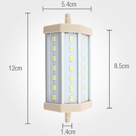 10W R7S LED Corn Lights T 21 SMD 5630 1000 lm Natural White AC 85-265 V