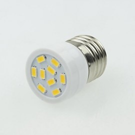 E27 3W 9LED 5730SMD 180-240LM 3000-3500K AC220-240V Spotlight Warm White - White Silver