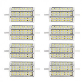 15W R7S Tube Lights J118 48 SMD 5730 Warm / Cool White for Floodlight AC110V 220V (8 Piece)