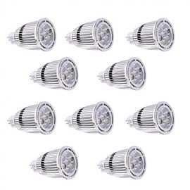 10Pcs MR16 7W SMD 3030 650-700 LM Warm White / Cool White LED Spotlight AC/DC 12V