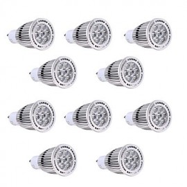 10Pcs GU10 7W SMD 3030 650-700 LM Warm White / Cool White LED Spotlight AC 85-265V