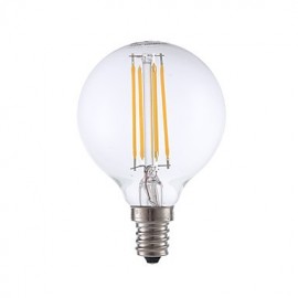 3.5W E12 LED Filament Bulbs G16.5 4 COB 350 lm Warm White Dimmable 120V 6 pcs