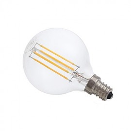 3.5W E12 LED Filament Bulbs G16.5 4 COB 350 lm Warm White Dimmable 120V 6 pcs