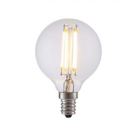 3.5W E12 LED Filament Bulbs G16.5 4 COB 350 lm Warm White Dimmable 120V 6 pcs