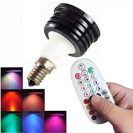 5pcs 4W E14/GU10/E26/E27/B22 RGB LED Spotlight Dimmable/Music-Controlled /Remote-Controlled / LED light AC 85-265V