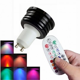 5pcs 4W E14/GU10/E26/E27/B22 RGB LED Spotlight Dimmable/Music-Controlled /Remote-Controlled / LED light AC 85-265V