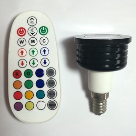 5pcs 4W E14/GU10/E26/E27/B22 RGB LED Spotlight Dimmable/Music-Controlled /Remote-Controlled / LED light AC 85-265V